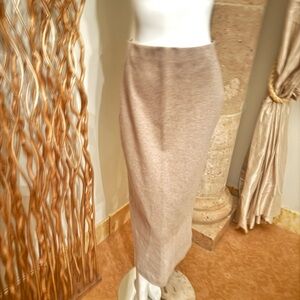 Uniqlo Women's Midi Pencil Skirt - Beige Taupe